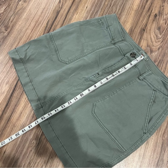 Faherty Utility Mini Skirt in Fatigue - Picture 9 of 13